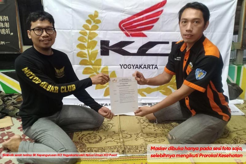 KCI Yogyakarta Terima SK Pengesahan Kepengurusan