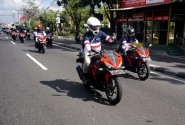 Komunitas Blogger dan Vlogger Jogjakarta Tunggangi Honda CBR 150R di Konvoi Kemerdekaan RI