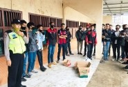 CBR Riders Brebes Gelar Baksos Tanggap Covid-19 Dengan Membagikan Masker