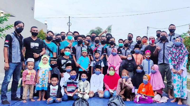 CBR Club Indonesia Jember Gelar Baksos Salurkan Bantuan Untuk Anak Yatim