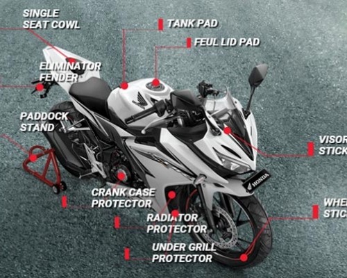 Macam-macam Aksesoris All New Honda CBR 150R