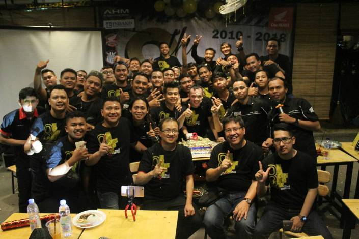 Bukti Eratnya Persaudaraan, CBR Club Medan Rayakan Ultah ke-8