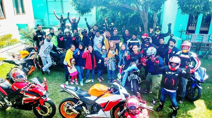 Turing Halalbihalal Ala Cibubur CBR Riders, Biar Makin Kompak Bro