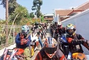 Serunya Turing Halal Bihalal Komunitas CBR Cibubur
