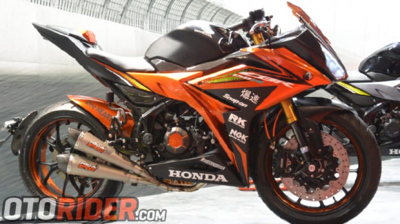 Modifikasi Honda All New CBR150R 2016, Tampil Eksklusif Bergaya Moge